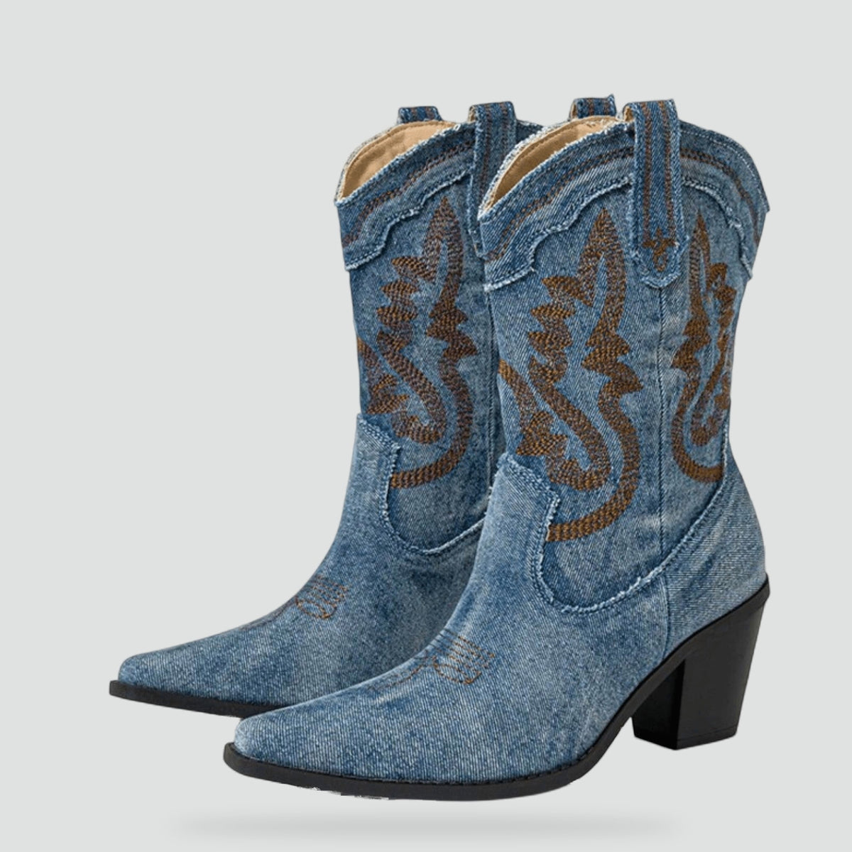 Women's Tall Embroidered Western Cowboy Boots