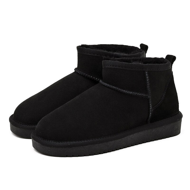 Women's Fleece Lined Platform Snow Boots
