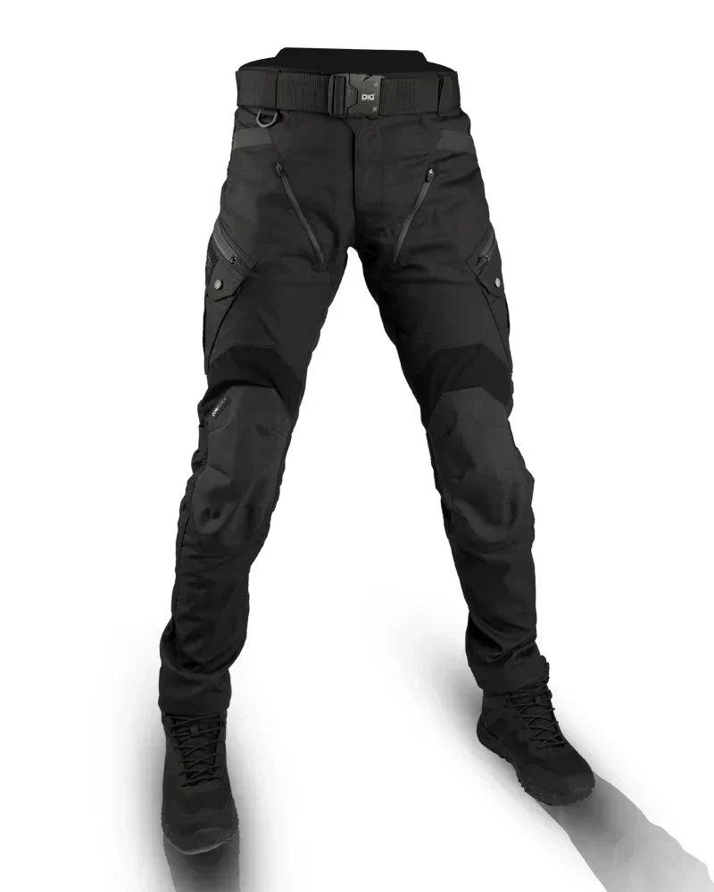 Comfortable Black Tactical Cargo Pants for Women with High Waist Knee Pad Multi Pocket Relaxed Style