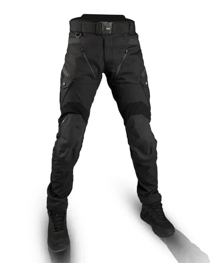 Comfortable Black Tactical Cargo Pants for Women with High Waist Knee Pad Multi Pocket Relaxed Style