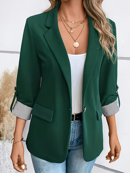 Women's Roll Tab Sleeve Blazer