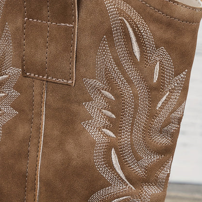 Women's Embroidered Western Cowboy Boots