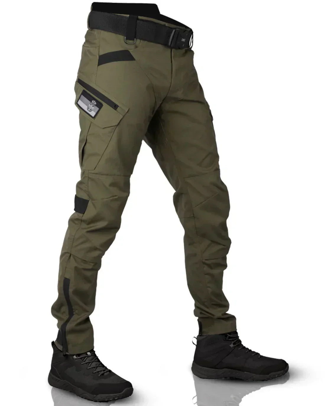 Comfortable Black Tactical Cargo Pants for Women with High Waist Knee Pad Multi Pocket Relaxed Style
