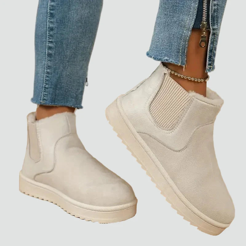 Women's Fleece Lined Chelsea Snow Boots