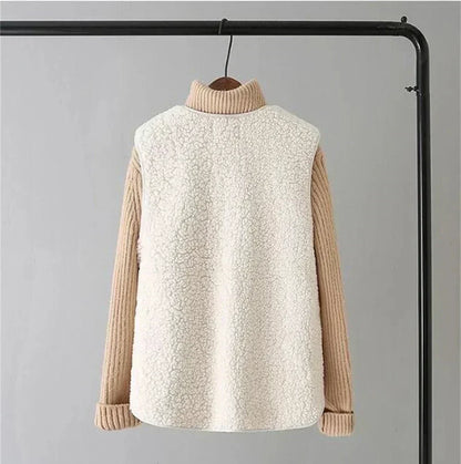 Warm Fleece Cardigan Vest for Women with Button Down Sherpa Sleeveless Warm Easy Style