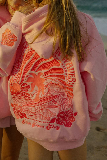 Effortless Graphic Print Hoodie for Women with Drawstring Hood Long Sleeve Oversized Relaxed Style