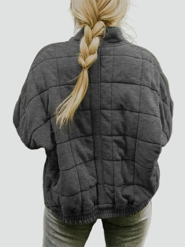 Women's Zip Front Bomber Jacket