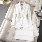 White Blazer Set