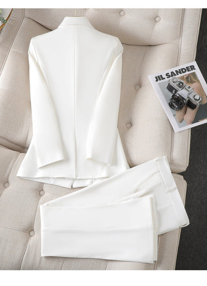 Women's Double Breasted Gold Button Blazer