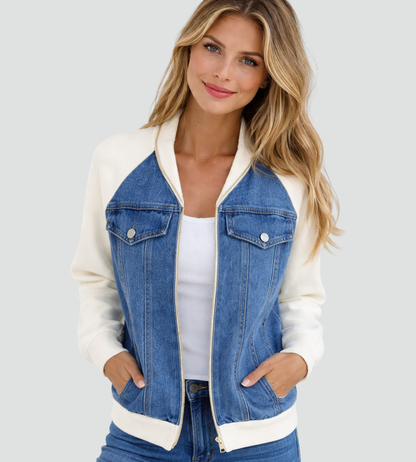 Women's Raglan Sleeve Denim Jacket