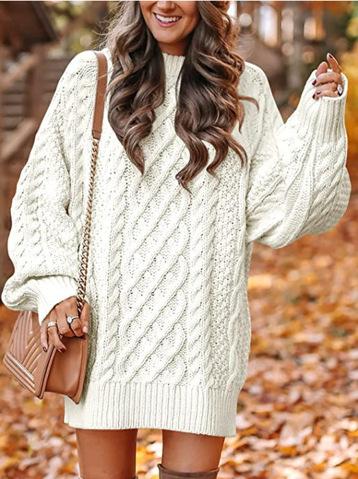 Women's Oversized Chunky Cable Knit Sweater