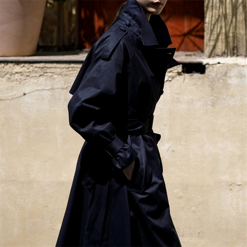 Women's Oversized Storm Flap Trench Coat