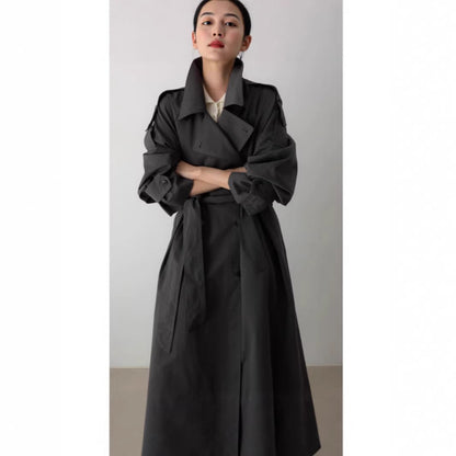 Women's Oversized Maxi Belted Trench Coat