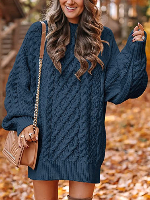 Women's Oversized Chunky Cable Knit Sweater