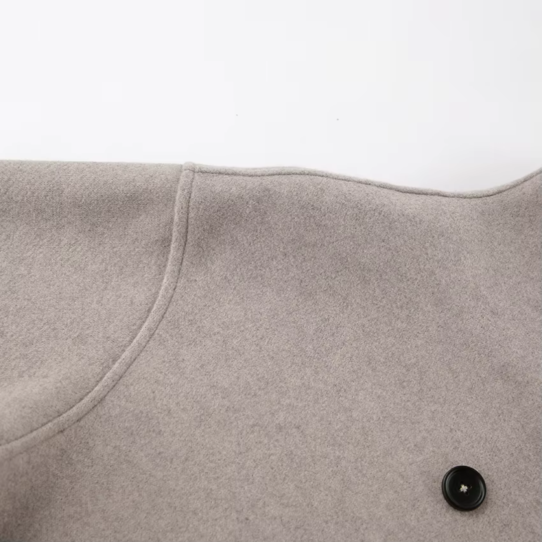 Women's Oversized Double Breasted Wool Coat