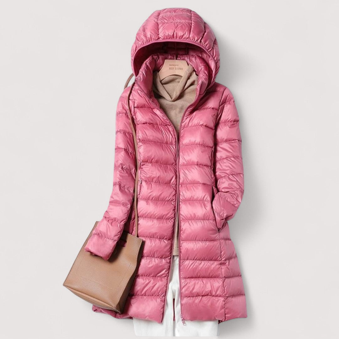 Women's Hooded Ultralight Down Puffer Jacket