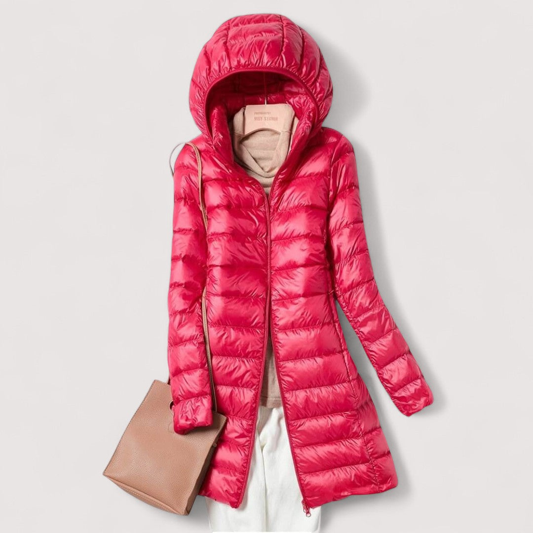 Women's Hooded Ultralight Down Puffer Jacket