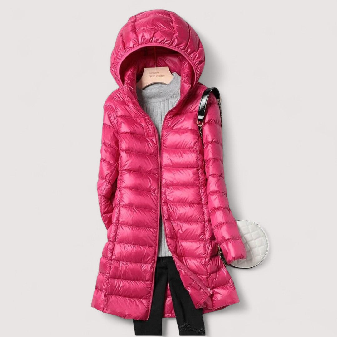 Women's Hooded Ultralight Down Puffer Jacket