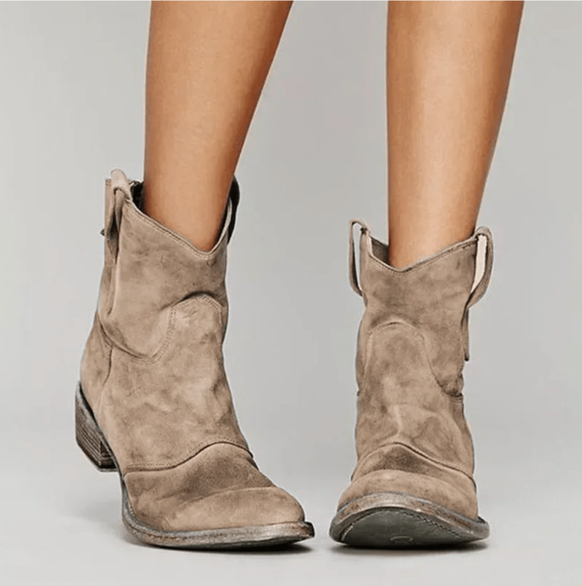 Women's Washed Slouch Western Cowboy Boots
