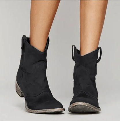 Women's Washed Slouch Western Cowboy Boots