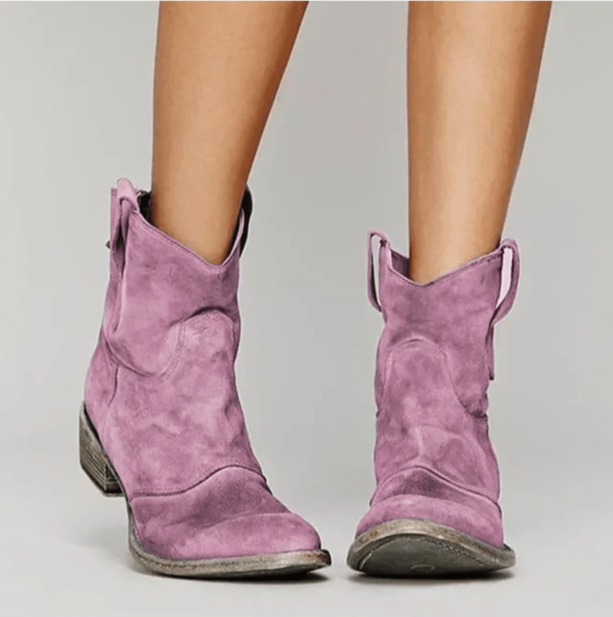 Women's Washed Slouch Western Cowboy Boots