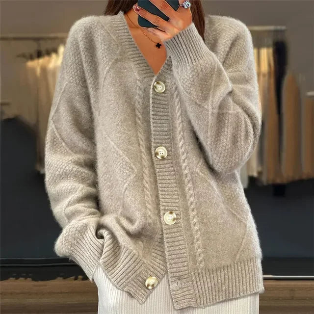Women's Longline Button Front Cardigan