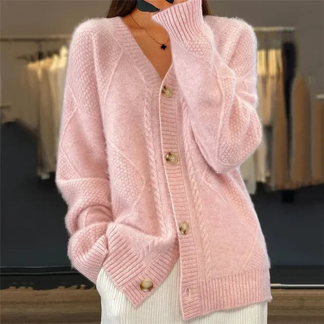 Women's Longline Button Front Cardigan