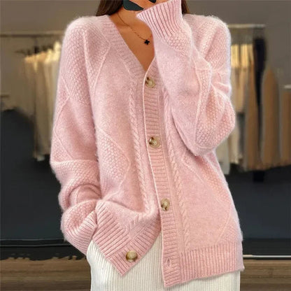 Women's Longline Button Front Cardigan