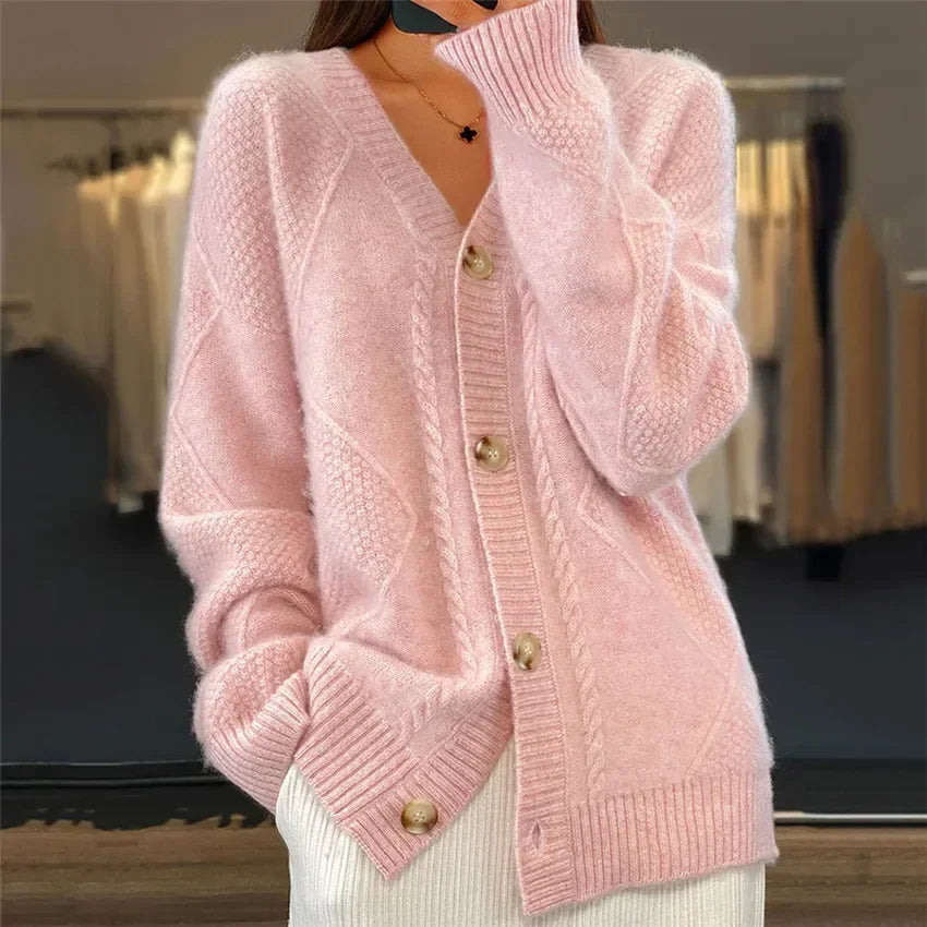 Women's Longline Button Front Cardigan
