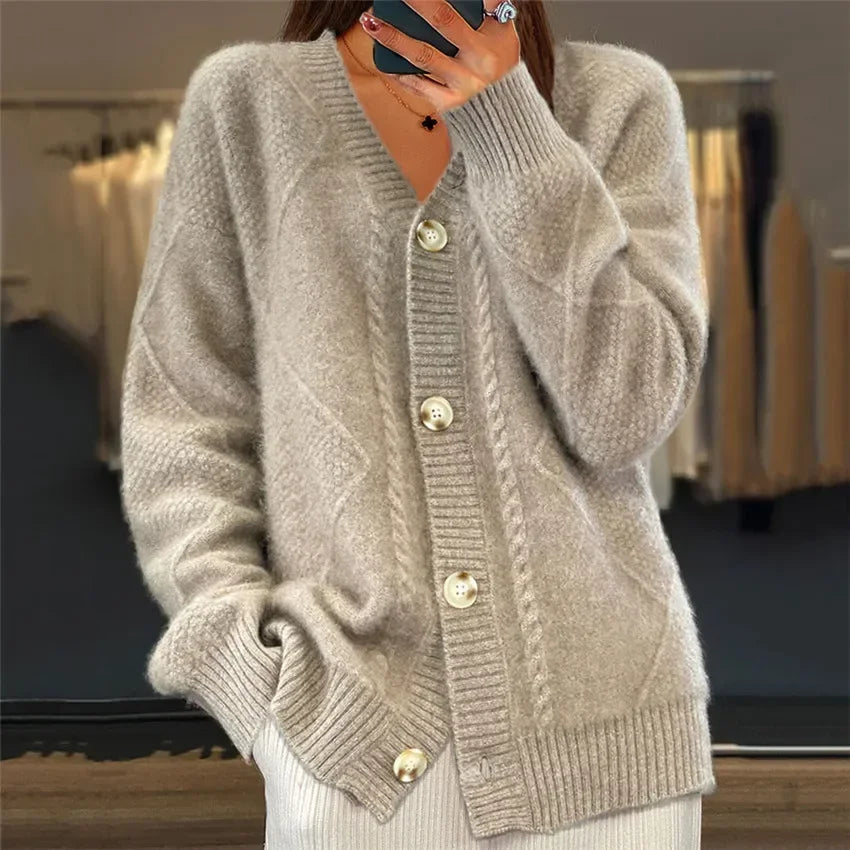 Women's Longline Button Front Cardigan