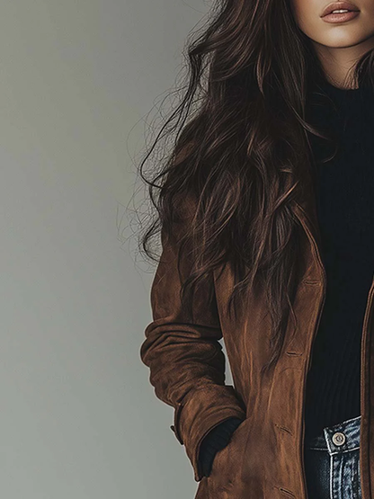 Women's Vintage Double Breasted Trench Coat