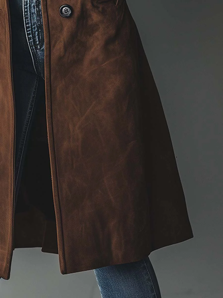 Women's Vintage Double Breasted Trench Coat