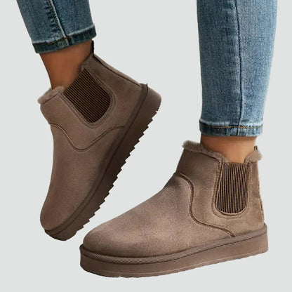 Women's Fleece Lined Chelsea Snow Boots