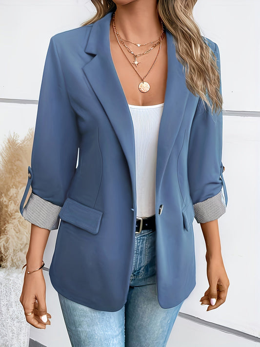 Women's Roll Tab Sleeve Blazer