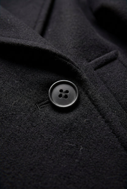Women's Double Breasted Funnel Collar Pea Coat
