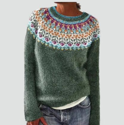 Women's Nordic Fair Isle Christmas Tacky Sweater