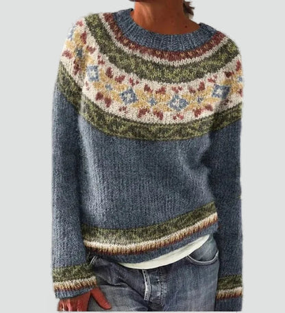 Women's Nordic Fair Isle Christmas Tacky Sweater