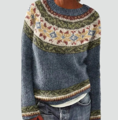 Women's Nordic Fair Isle Christmas Tacky Sweater