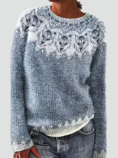Women's Nordic Fair Isle Christmas Tacky Sweater
