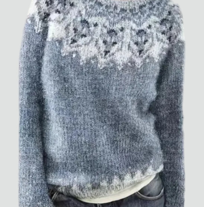Women's Nordic Fair Isle Christmas Tacky Sweater