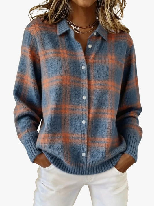 Women's Patterned Collar Cardigan