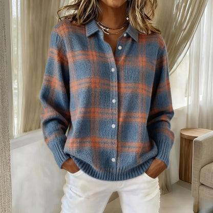 Women's Patterned Collar Cardigan