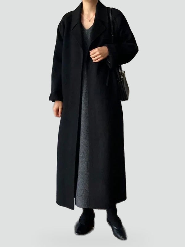 Women's Oversized Double Breasted Wool Coat
