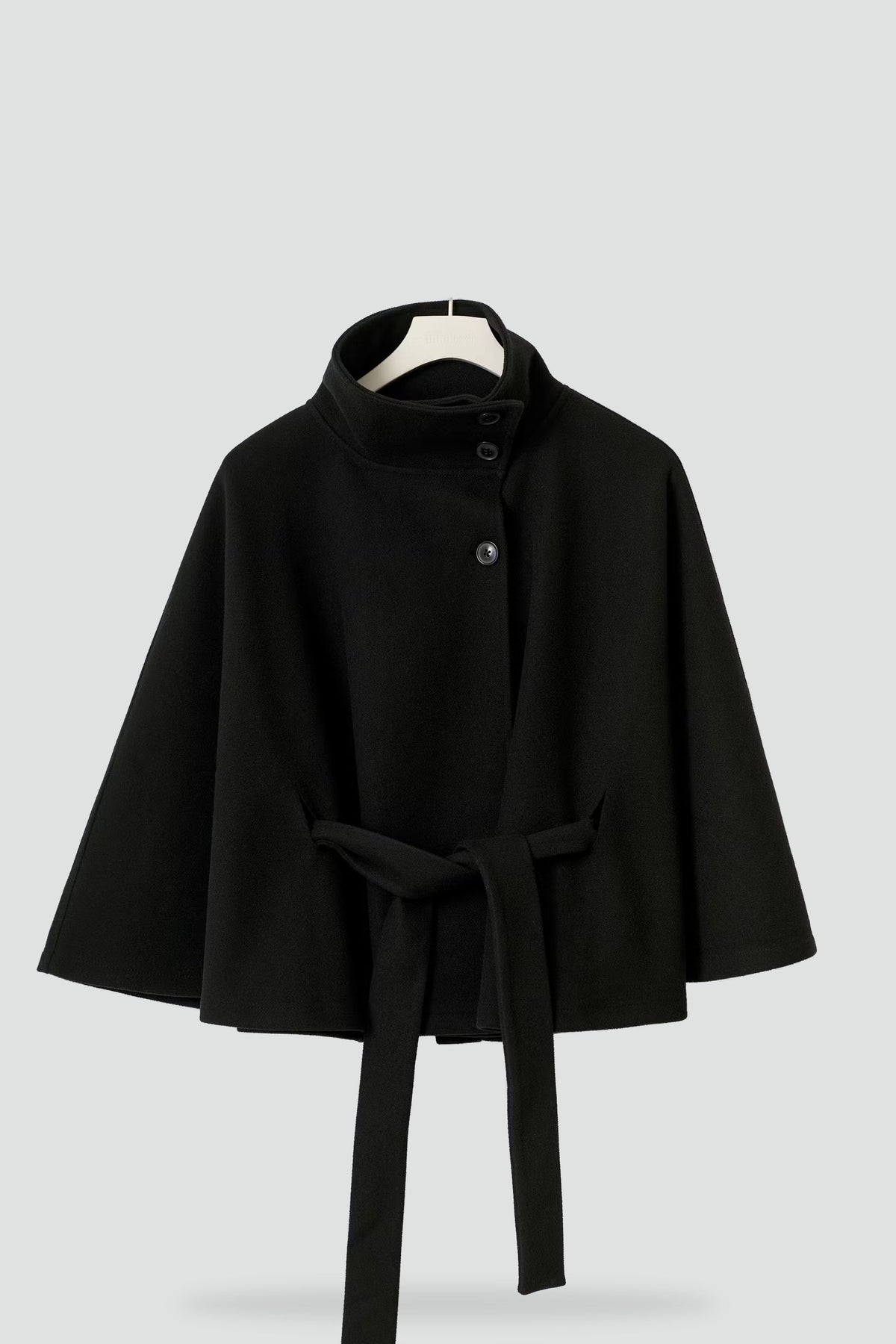 Women's Belted Notch Lapel Wool Coat