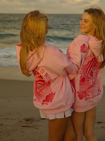 Effortless Graphic Print Hoodie for Women with Drawstring Hood Long Sleeve Oversized Relaxed Style