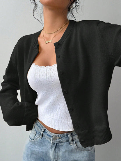 Women's Cropped Cardigan