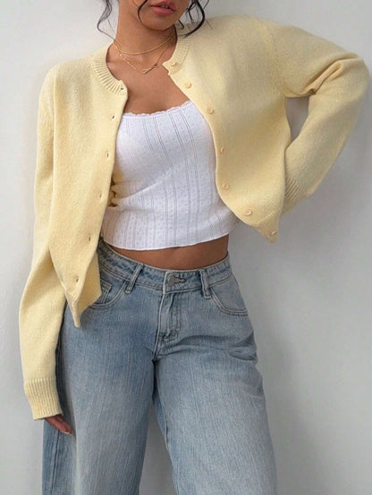 Women's Cropped Cardigan