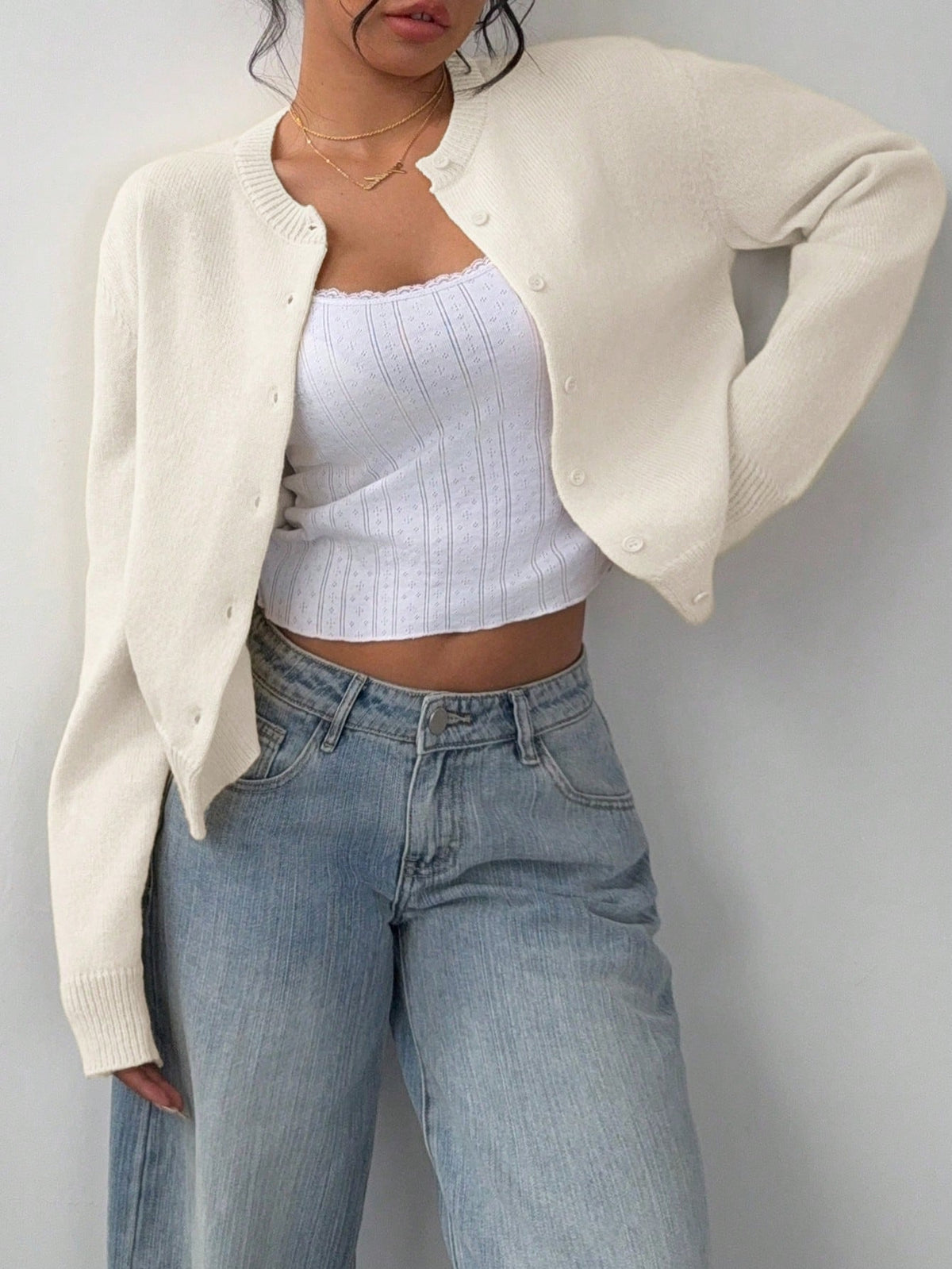 Women's Cropped Cardigan