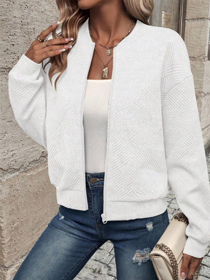 Women's Longline Zip Front Cardigan