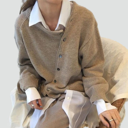 Women's Raglan Sleeve Cardigan Vest